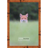 9x6 Traditional Honey Pecan Complete Wood Picture Frame with UV Acrylic, Foam Board Backing, & Hardware