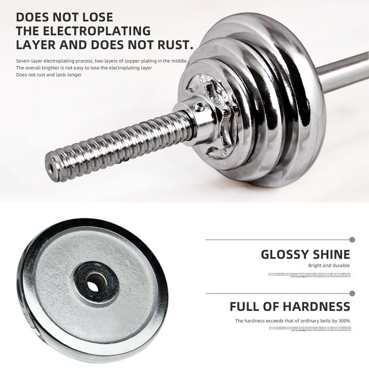 A Pair 11LB Weight Plates Standard 1" Barbell Dumbbells Bar