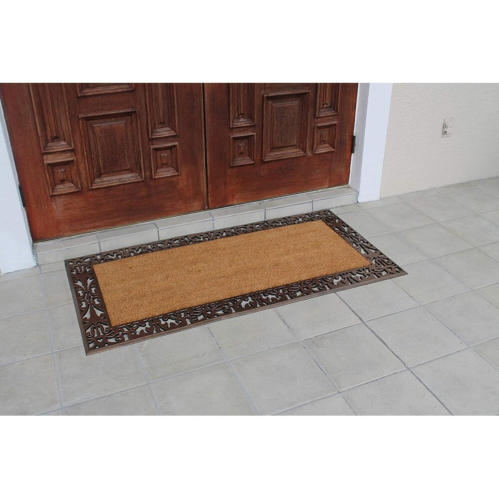 A1HC Entrance Door Mats, 30"X60", Durable Large Outdoor Rug, Non-Slip, Rubber Backed Low-Profile, Indoor Outdoor for Front Door