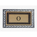 A1HC Natural Coir & Rubber Monogrammed Entrance Door Mats, Non-Slip, Flock Doormat, Thin-Profile Indoor Outdoor Doormat 24"x36"