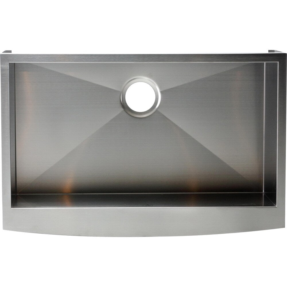 AA Decor Stainless Hardy Single Bowl Apron Sink