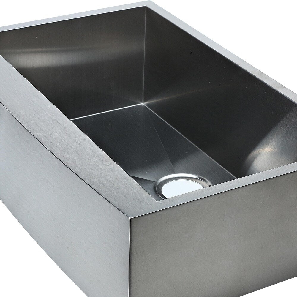 AA Decor Stainless Hardy Single Bowl Apron Sink