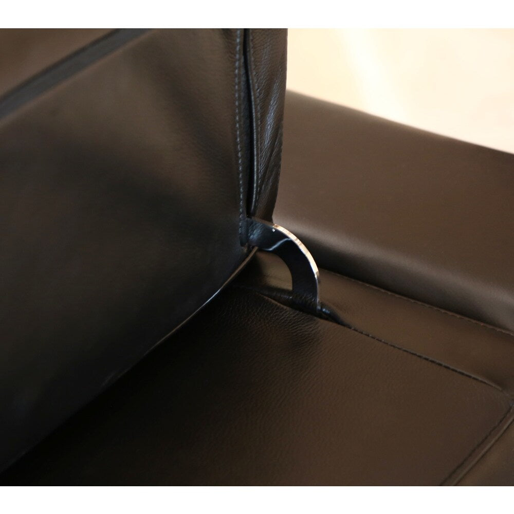 Abbyson Monticello Top Grain Leather Functional Sectional
