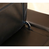Abbyson Monticello Top Grain Leather Functional Sectional