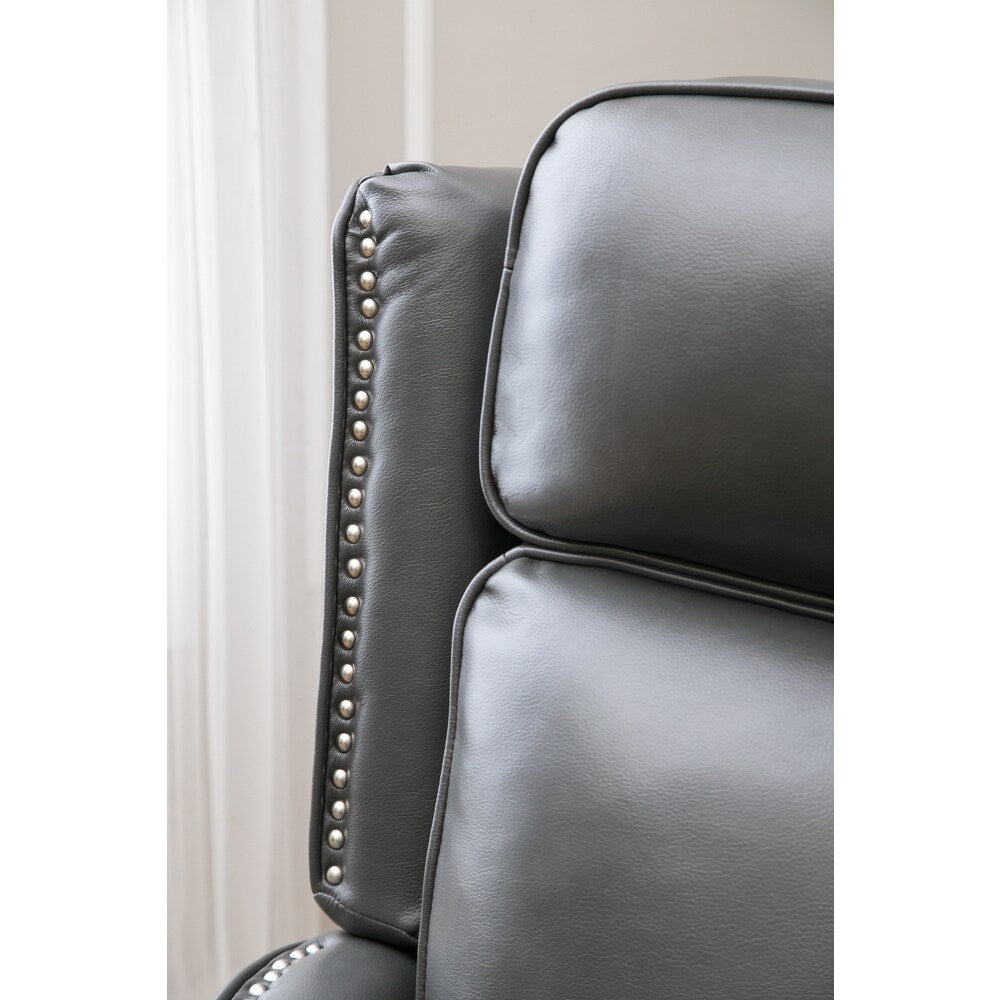 Abbyson Richfield Pushback Leather Recliner