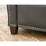 Abbyson Richfield Pushback Leather Recliner