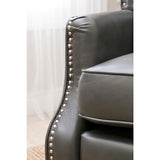 Abbyson Richfield Pushback Leather Recliner