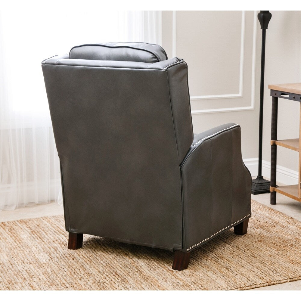Abbyson Richfield Pushback Leather Recliner