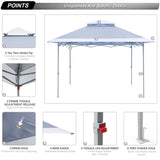 ABCCANOPY Easy Set-up 13x13 Canopy Tent - 13ftx13ft