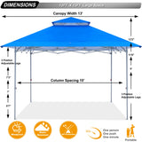 ABCCANOPY Easy Set-up 13x13 Canopy Tent - 13ftx13ft