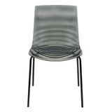 ABS Plastic Dining Chair with Stainless-Steel Legs Astor Series by LeisureMod