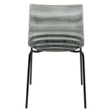 ABS Plastic Dining Chair with Stainless-Steel Legs Astor Series by LeisureMod