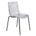 ABS Plastic Dining Chair with Stainless-Steel Legs Astor Series by LeisureMod