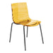 ABS Plastic Dining Chair with Stainless-Steel Legs Astor Series by LeisureMod