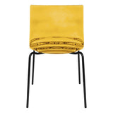 ABS Plastic Dining Chair with Stainless-Steel Legs Astor Series by LeisureMod