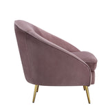 ACME Abey Chair in Pink Velvet