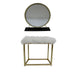ACME Adao Vanity Mirror and Stool