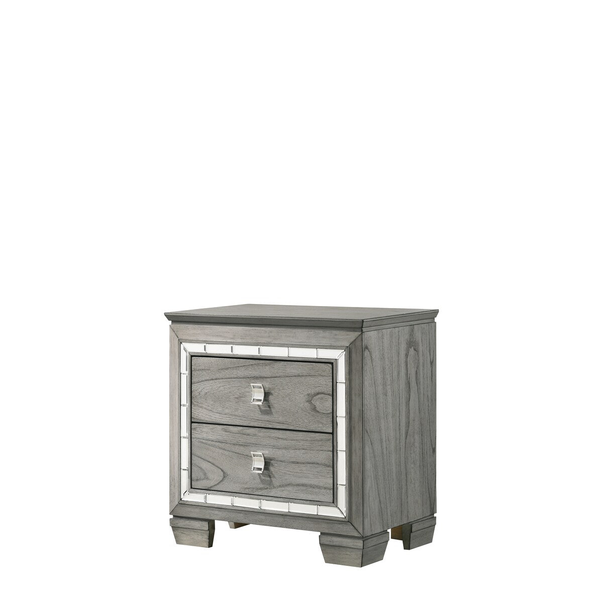 ACME Antares Nightstand in Light Gray Oak