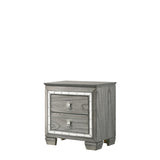 ACME Antares Nightstand in Light Gray Oak