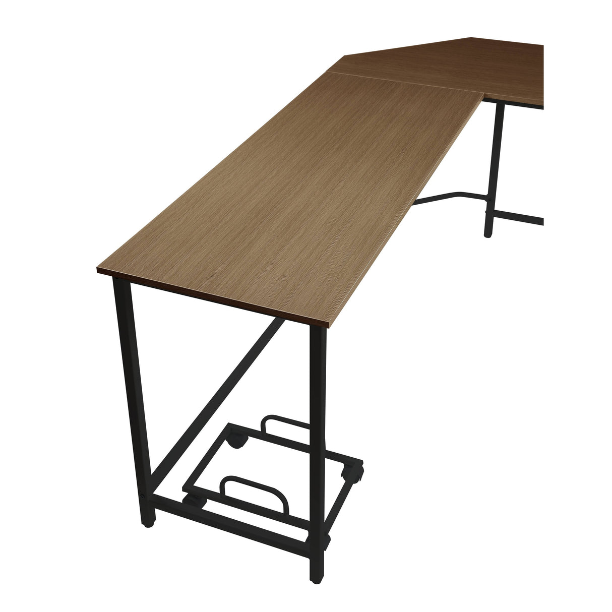 ACME Bambina Computer Desk in Black and Oak