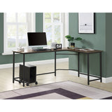 ACME Bambina Computer Desk in Black and Oak