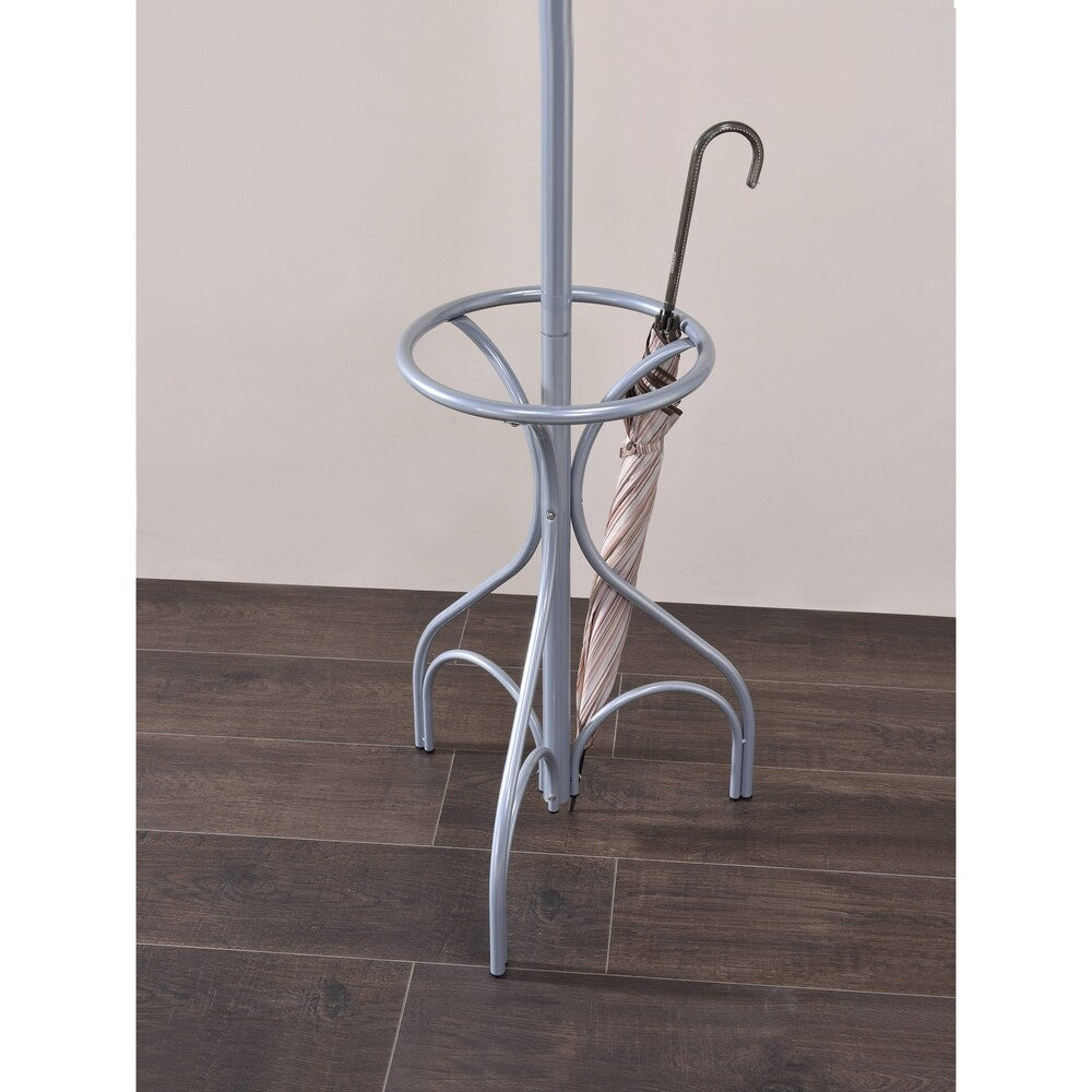 ACME Bobbi Coat Rack in Silver