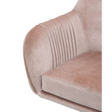 ACME Eimer Office Chair in Peach and Chrome