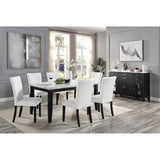 ACME Hussein Server in Marble & Black Finish