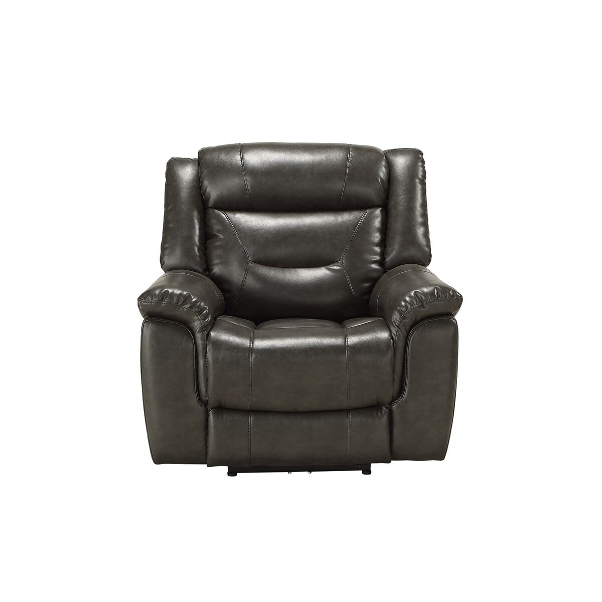 ACME Imogen Recliner (Power Motion) in Gray Leather-Aire