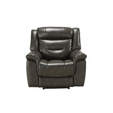 ACME Imogen Recliner (Power Motion) in Gray Leather-Aire