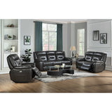 ACME Imogen Recliner (Power Motion) in Gray Leather-Aire