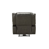 ACME Imogen Recliner (Power Motion) in Gray Leather-Aire