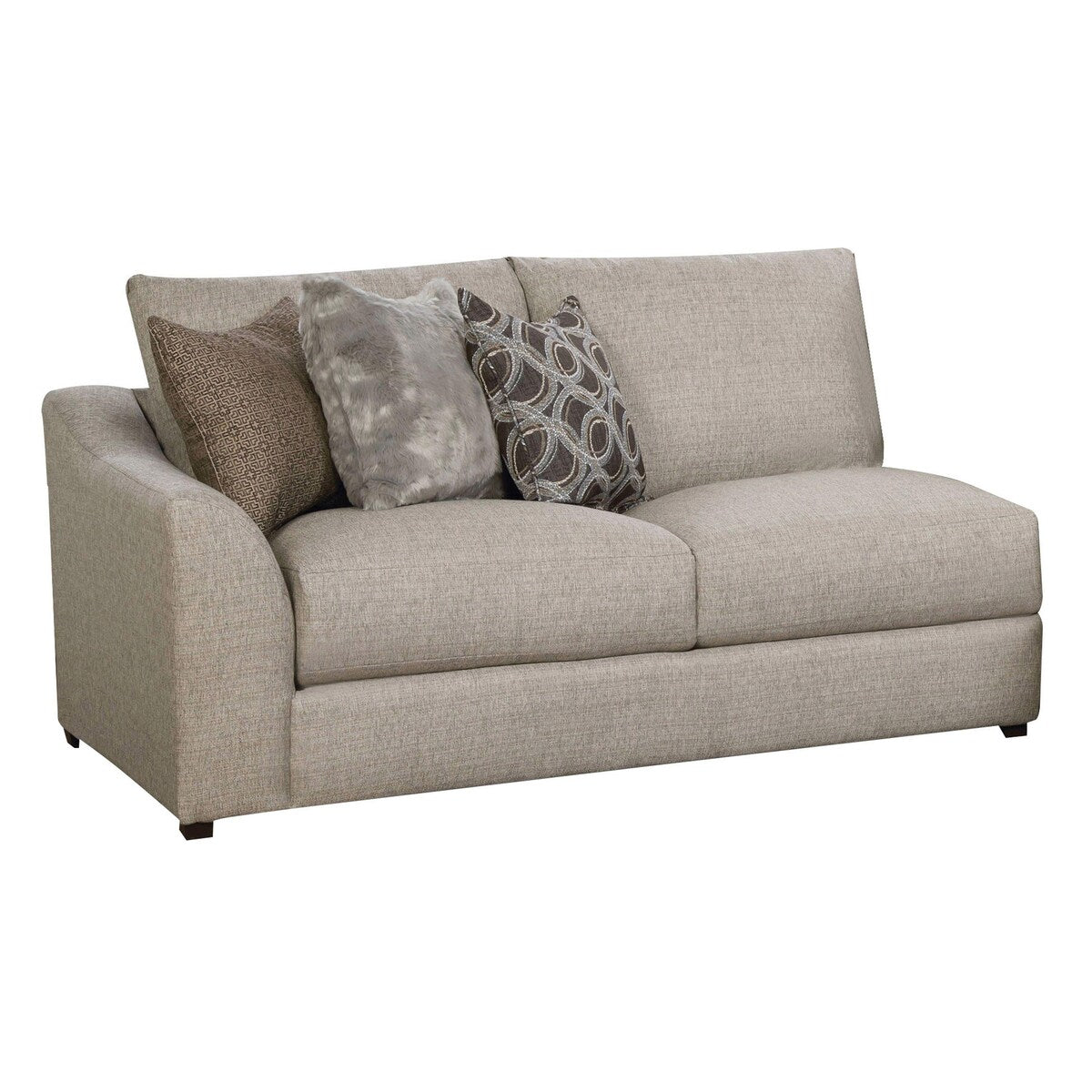 ACME Petillia Sandstone Fabric Pillow Back Arm Chair