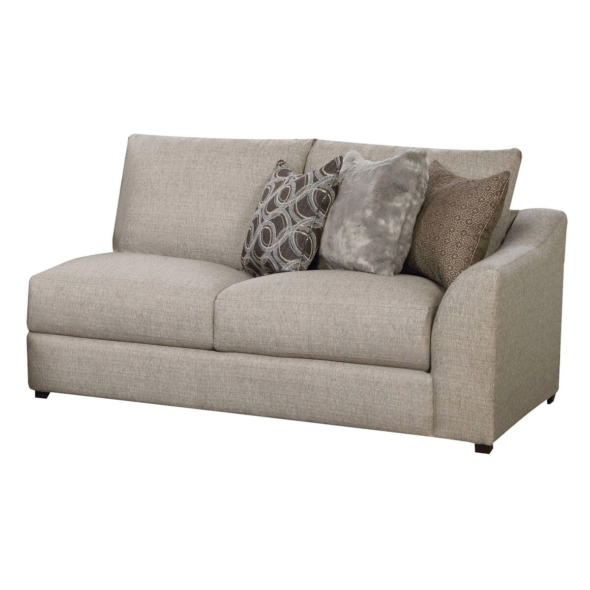 ACME Petillia Sandstone Fabric Pillow Back Arm Chair