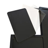 ADECO 24pcs Photo Frame Opening Black Wood Wall Hanging Collage Clustered