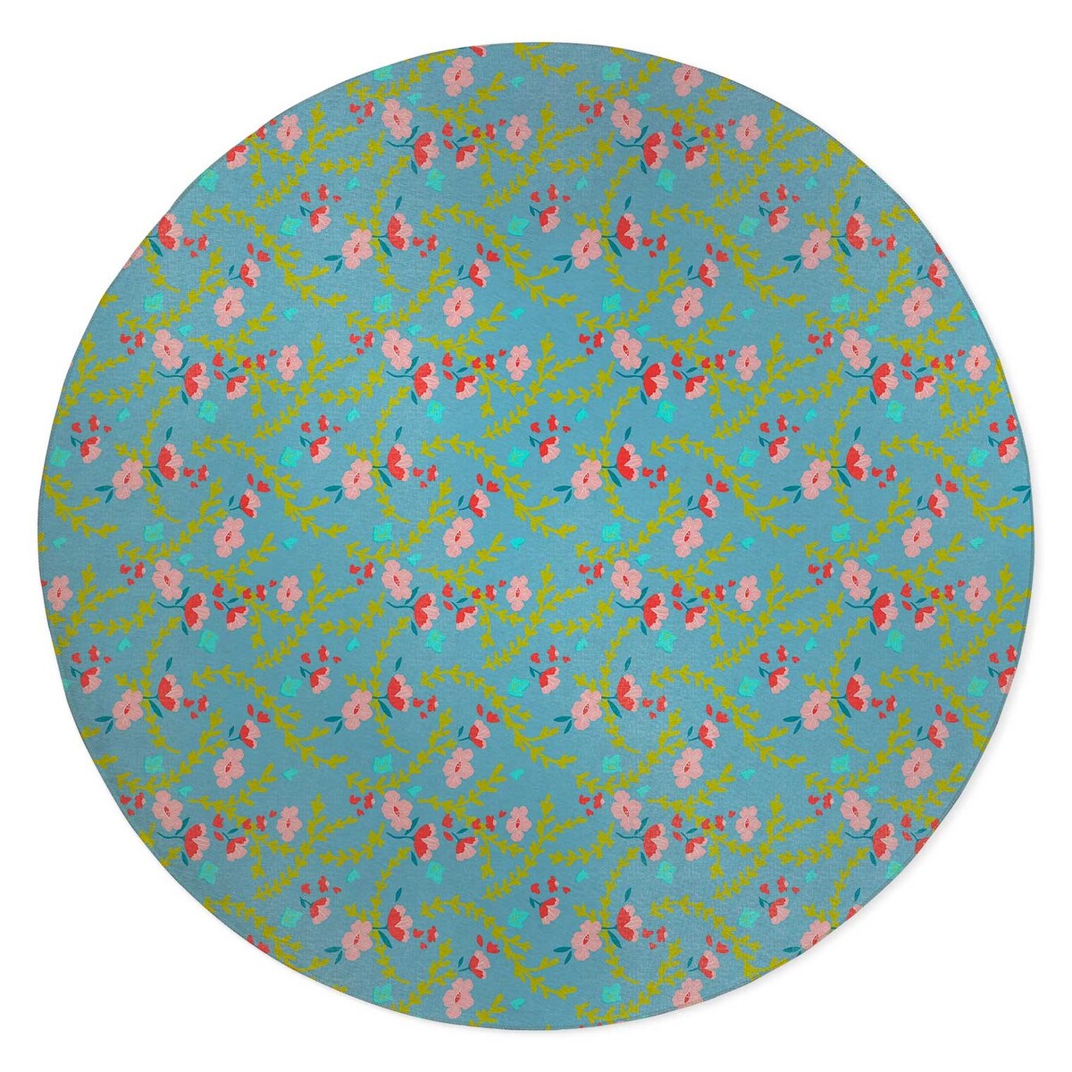 ADELAIDE FLORAL OCEAN Laundry Mat By Kavka Designs