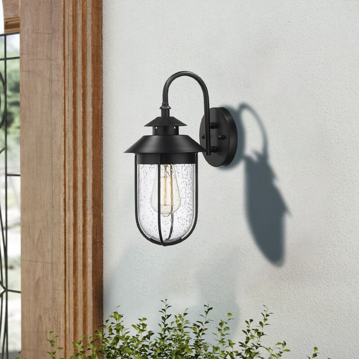 AEA 1-Light Outdoor Wall Sconces Traditional Wall Lantern ORB - 7