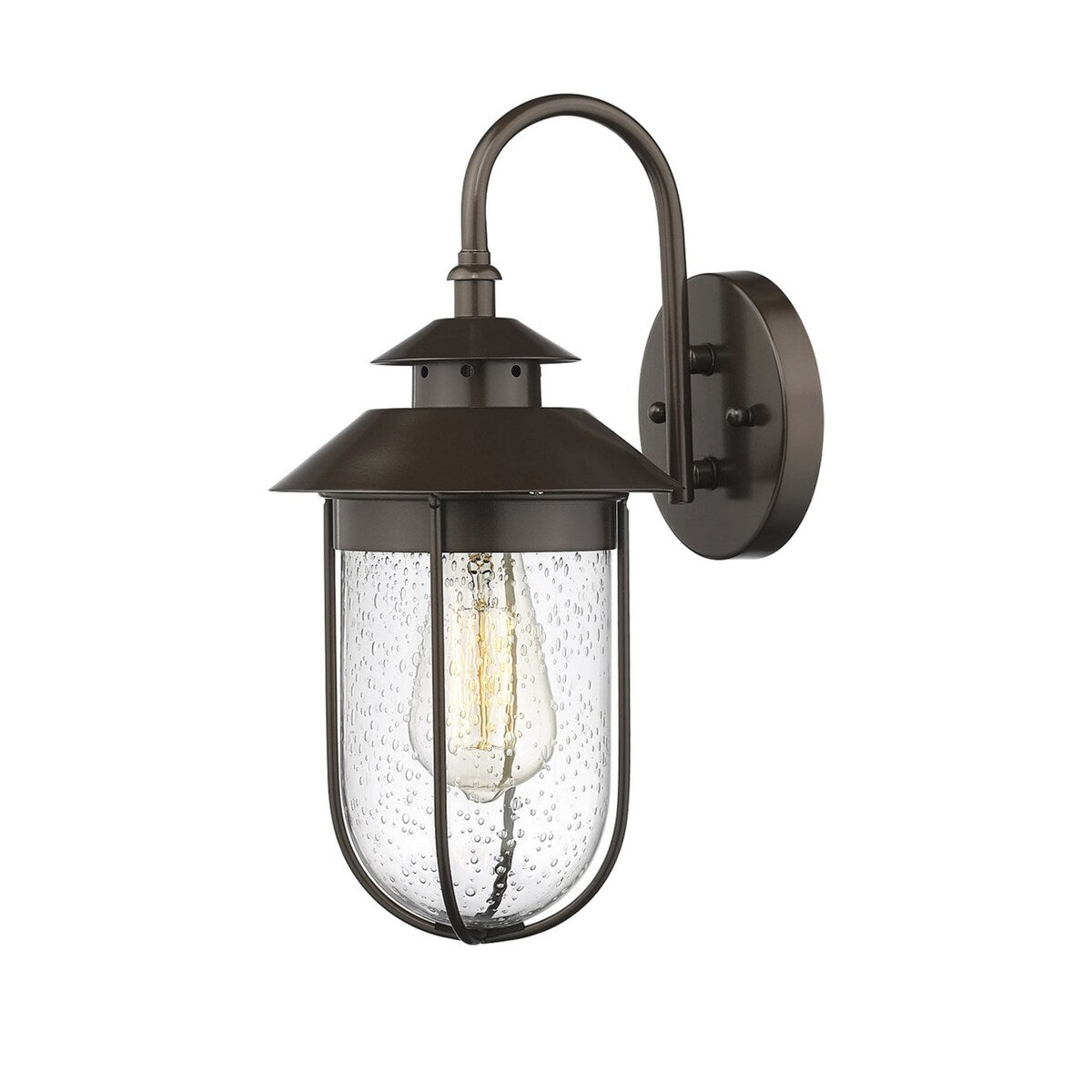 AEA 1-Light Outdoor Wall Sconces Traditional Wall Lantern ORB - 7