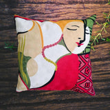 AIRI 18"x18" Claire Picasso Hand Embroidered Decor Throw Pillowcover