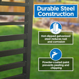 ALEKO Barcelona Style 16 ft Steel Dual Swing Garden Driveway Gate with Opener