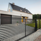 ALEKO Barcelona Style 16 ft Steel Dual Swing Garden Driveway Gate with Opener