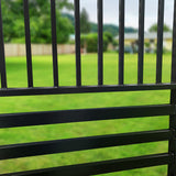 ALEKO Barcelona Style 16 ft Steel Dual Swing Garden Driveway Gate with Opener