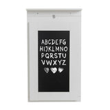 ALEKO Desk Wall Mounted Fold Out Convertible Table White