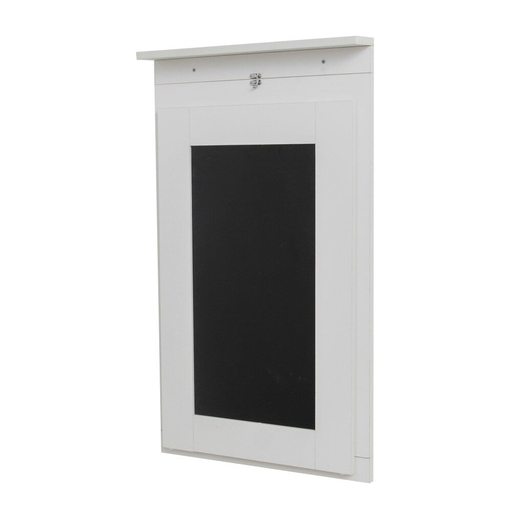 ALEKO Desk Wall Mounted Fold Out Convertible Table White