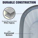 ALEKO Inflatable Cold Ice Plunge Portable Bath Tub with Cover