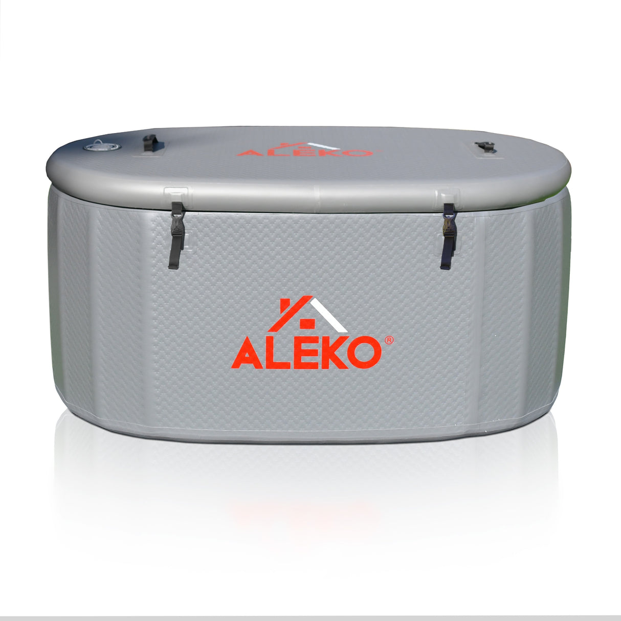 ALEKO Inflatable Cold Ice Plunge Portable Bath Tub with Cover