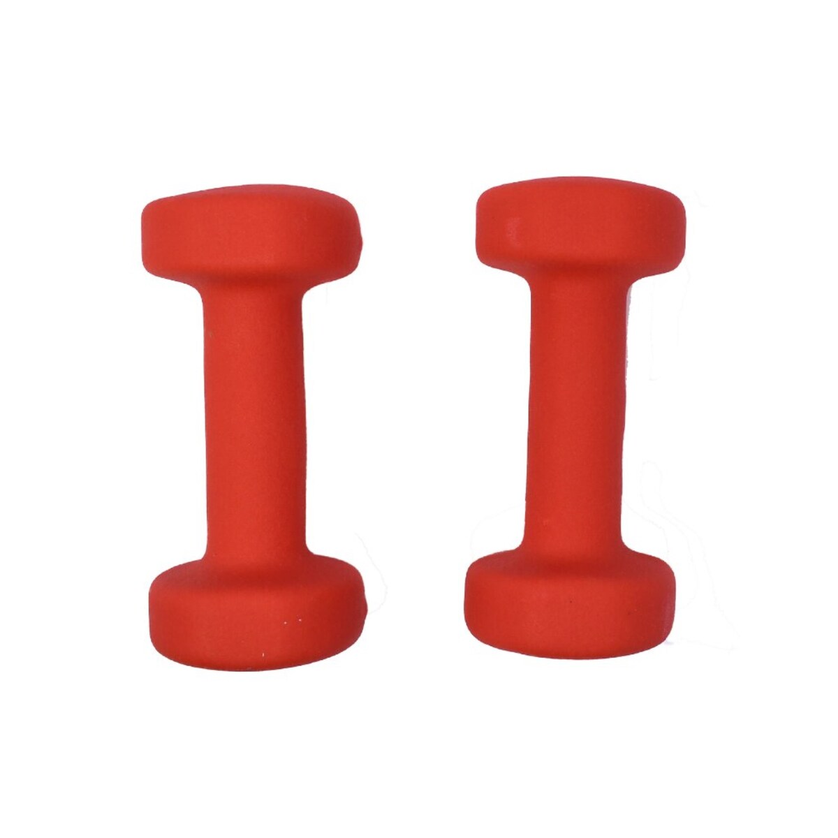 ALEKO Non-Slip 6 lbs Hexagonal Shaped Free Weight Dumbbells- Red - Set of 2