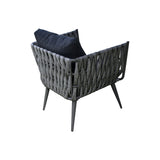 ALEKO Rattan Wicker 7-Piece Indoor/Outdoor Dining Patio Furniture - Irvine Set