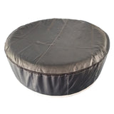 ALEKO Round Inflatable Hot Tub With Cover 4 Person Black and White