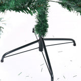 ALEKO Snow Dusted Artificial Christmas Tree with Pine Cones 6 Foot